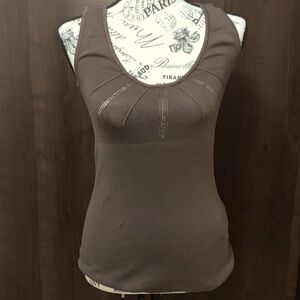 Old Navy Sleeveless V-neck Sweater Top, Brown, Size: Small